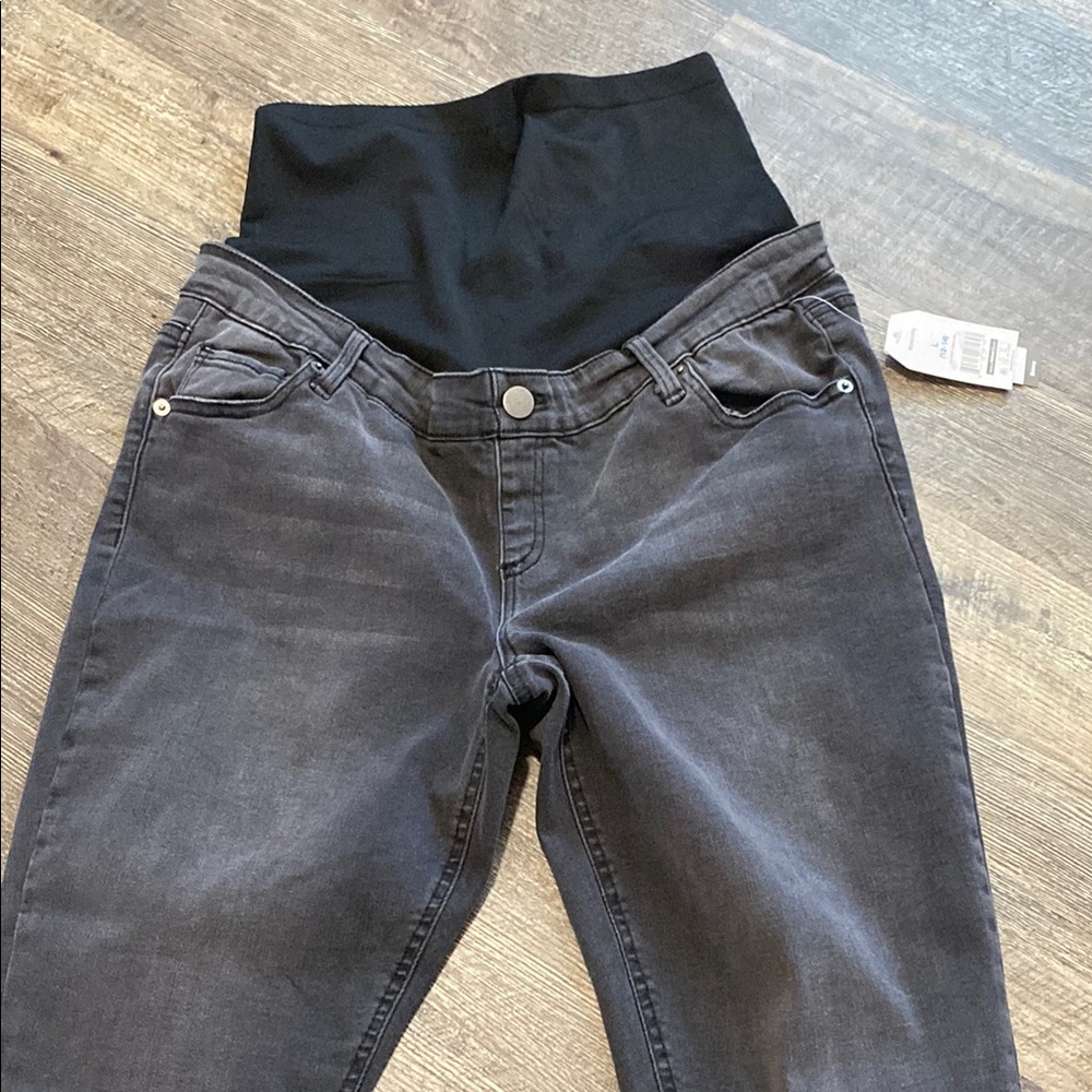 Time and Tru Maternity Black Denim Jeans L(12-14)